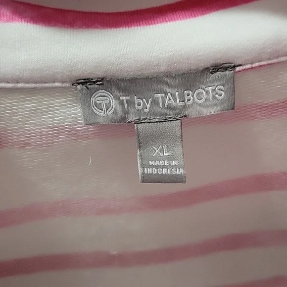 T by Talbots Mockneck Jacket Wavey Tie Dye XL - Picture 4 of 4